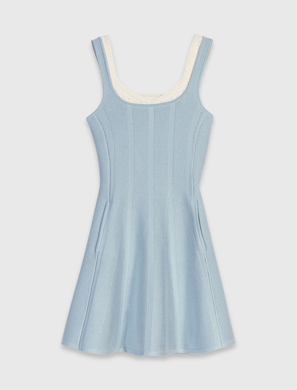 Vestido corto efecto 2 en 1