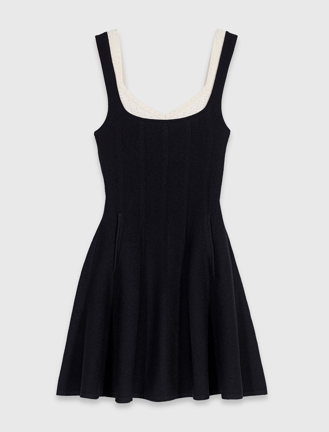 Vestido corto efecto 2 en 1