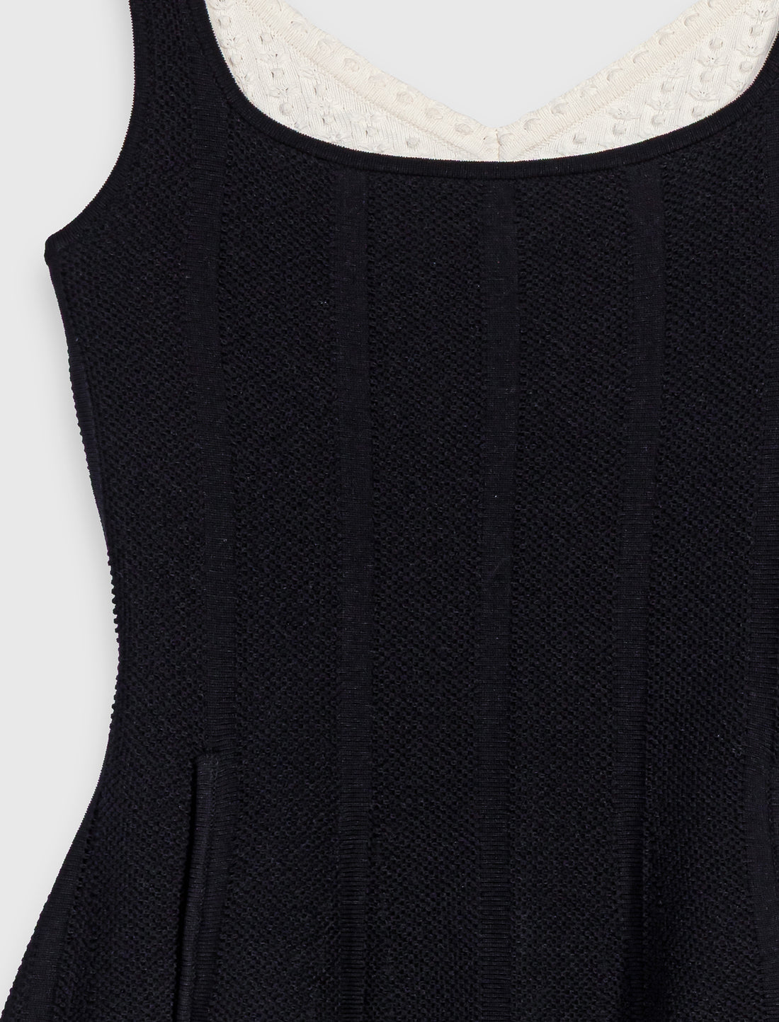 Vestido corto efecto 2 en 1
