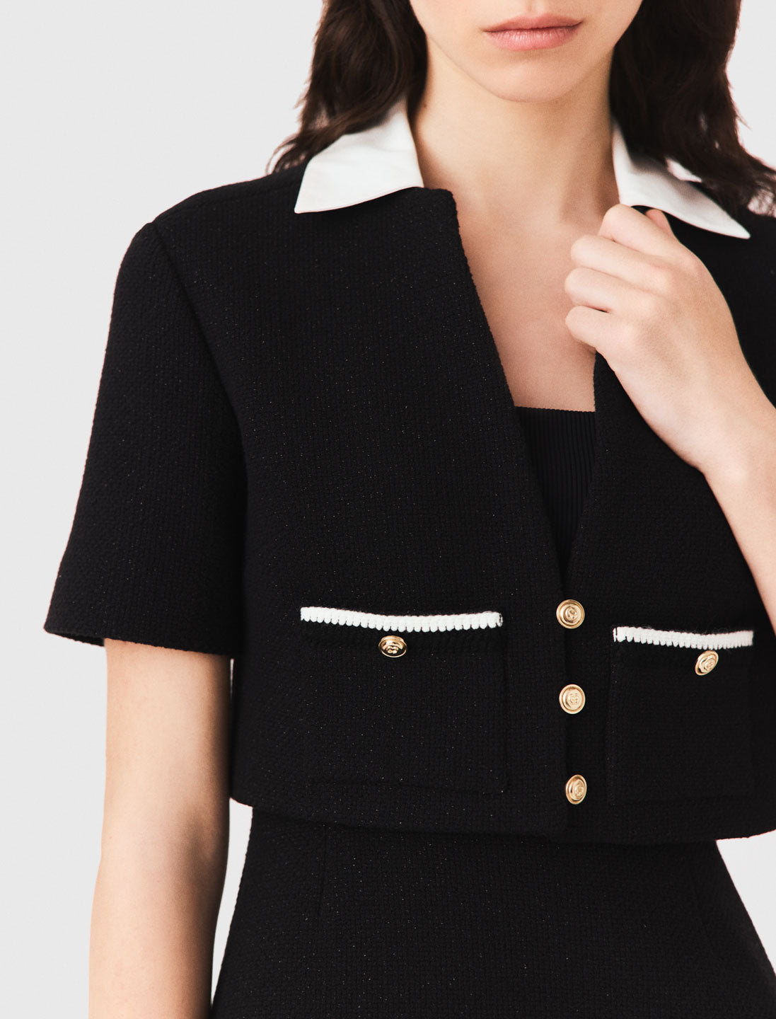 Vestido de tweed 2 en 1