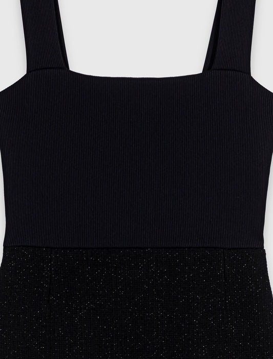 Vestido de tweed 2 en 1