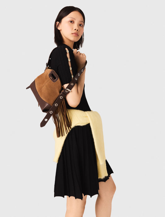 Vestido corto de punto