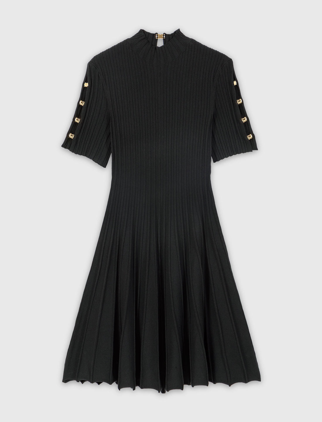 Vestido corto de punto