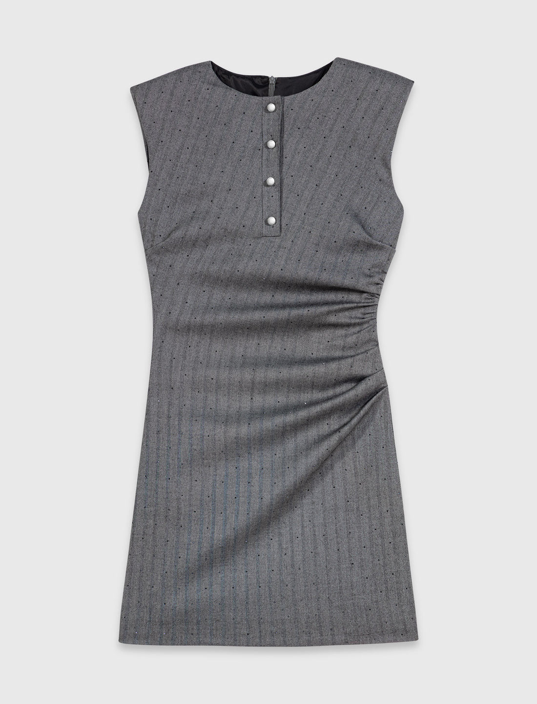 Vestido sastre corto con strass