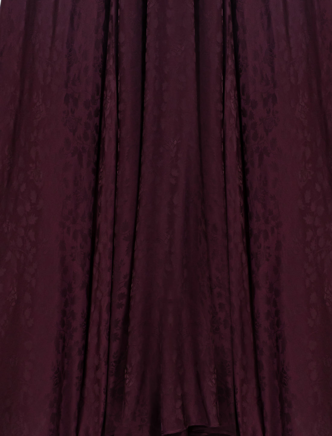 Vestido largo estampado jacquard