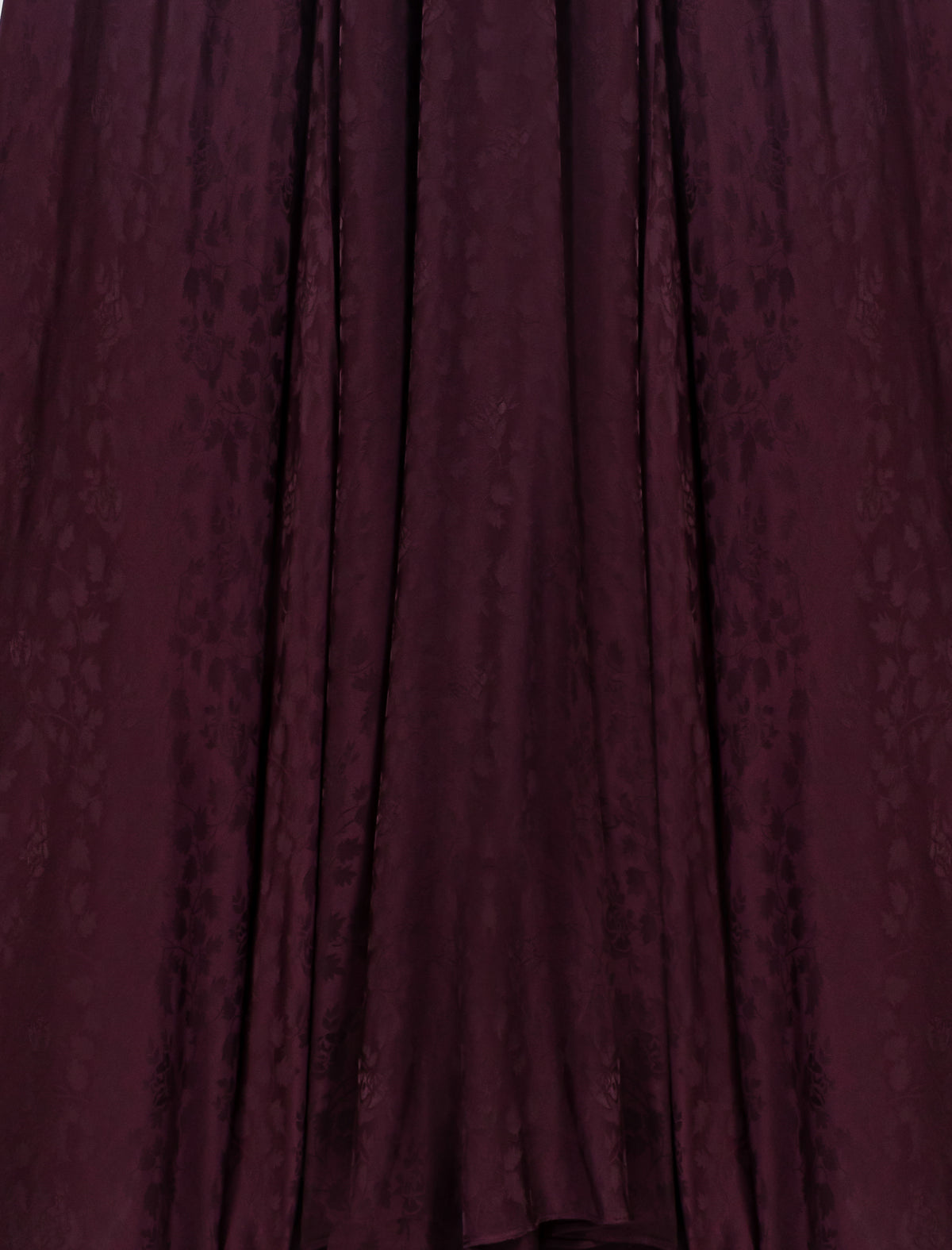 Vestido largo estampado jacquard