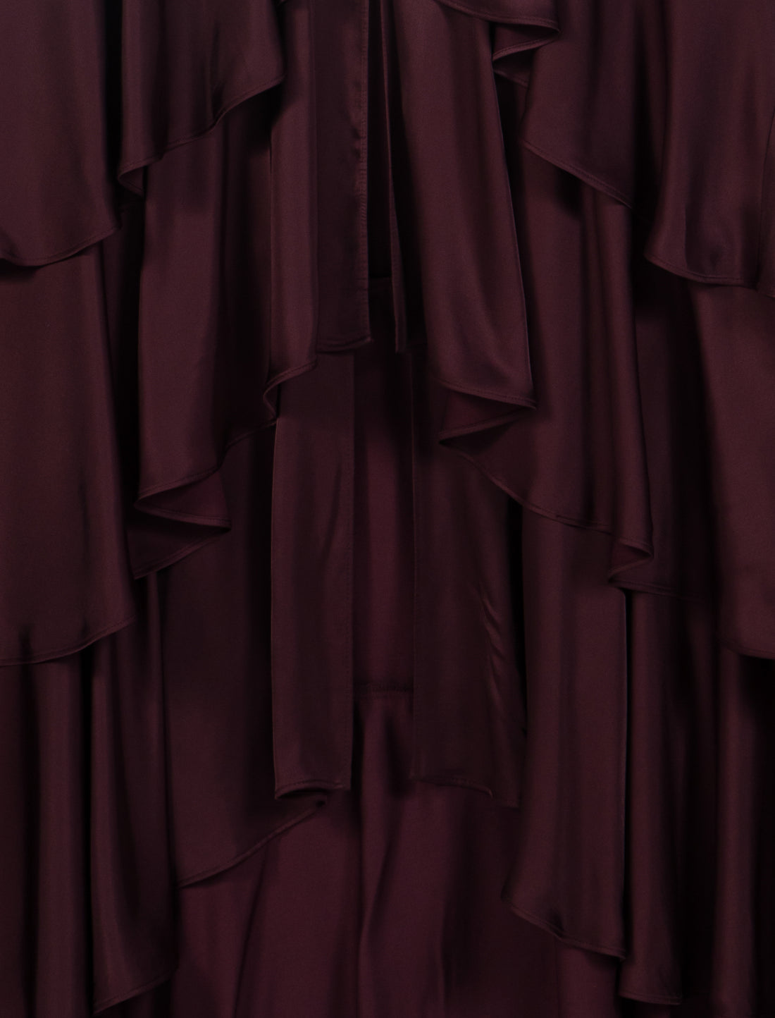 Vestido largo con volantes