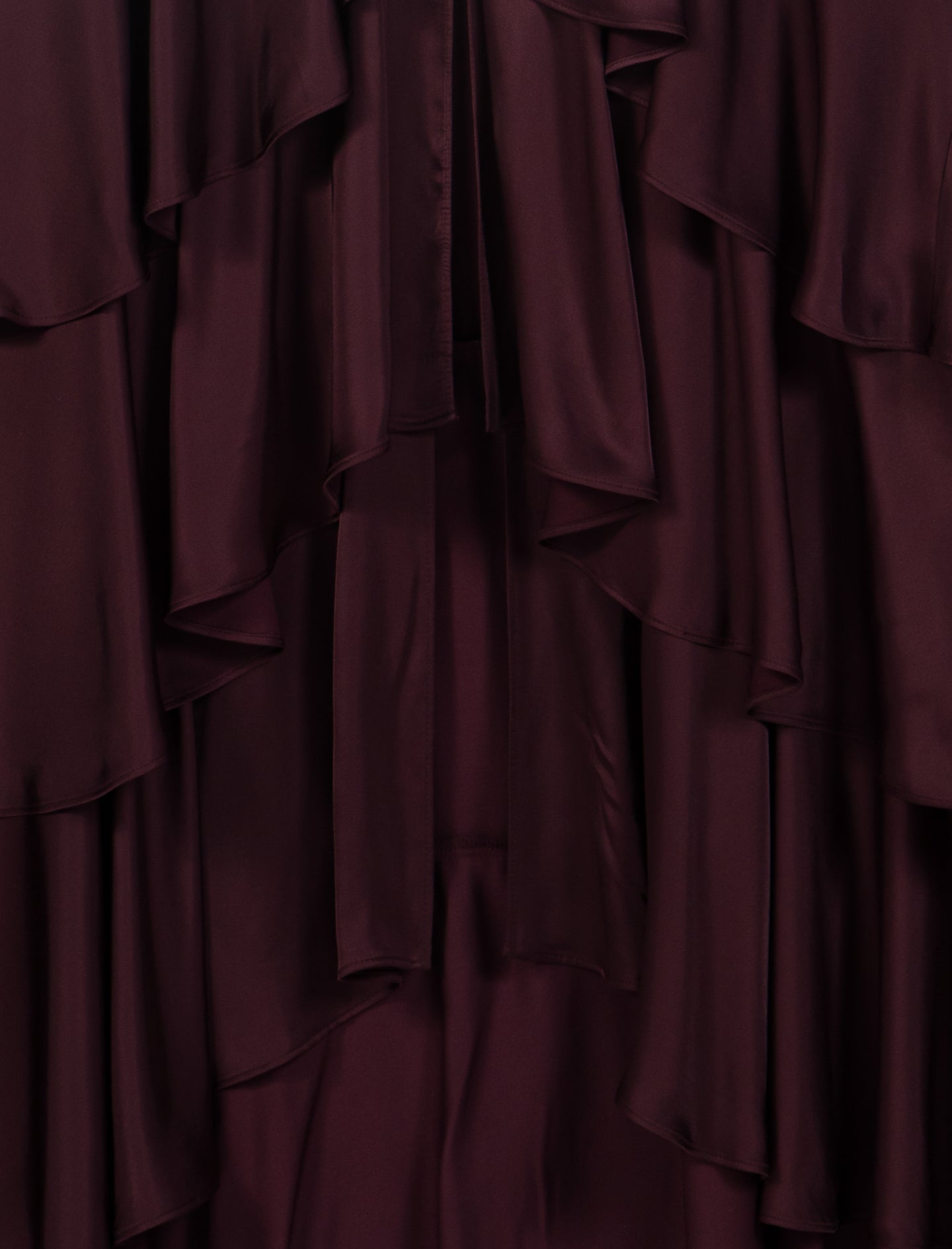 Vestido largo con volantes