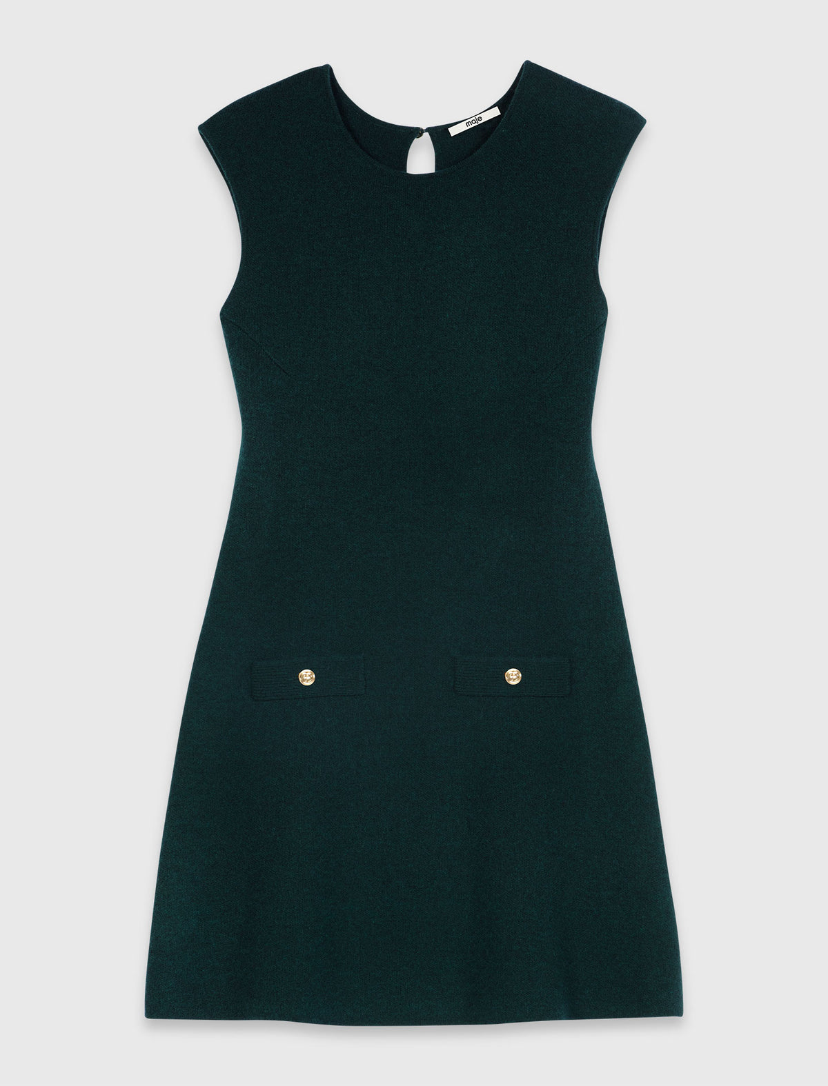 Vestido de punto y jersey extraíble