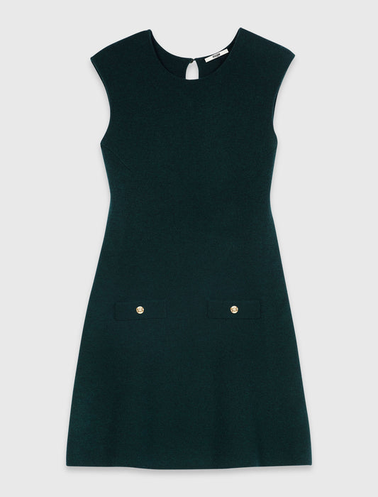 Vestido de punto y jersey extraíble