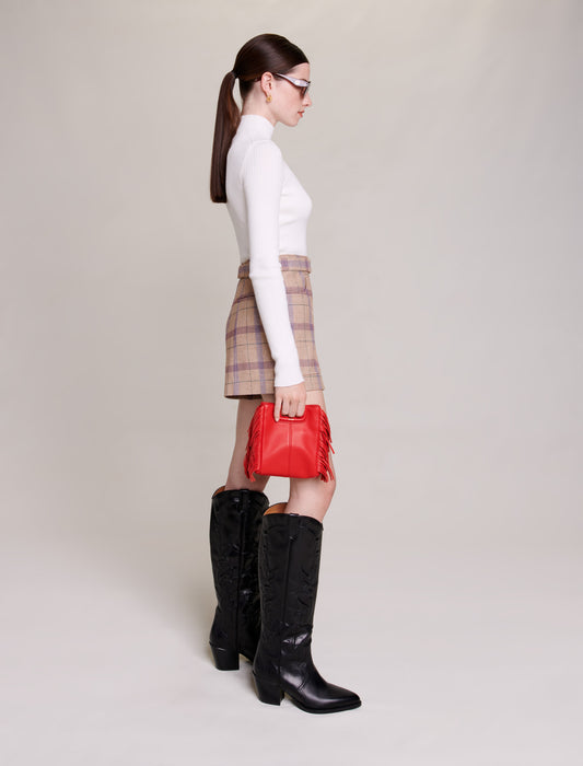 Pantalón corto estructurado