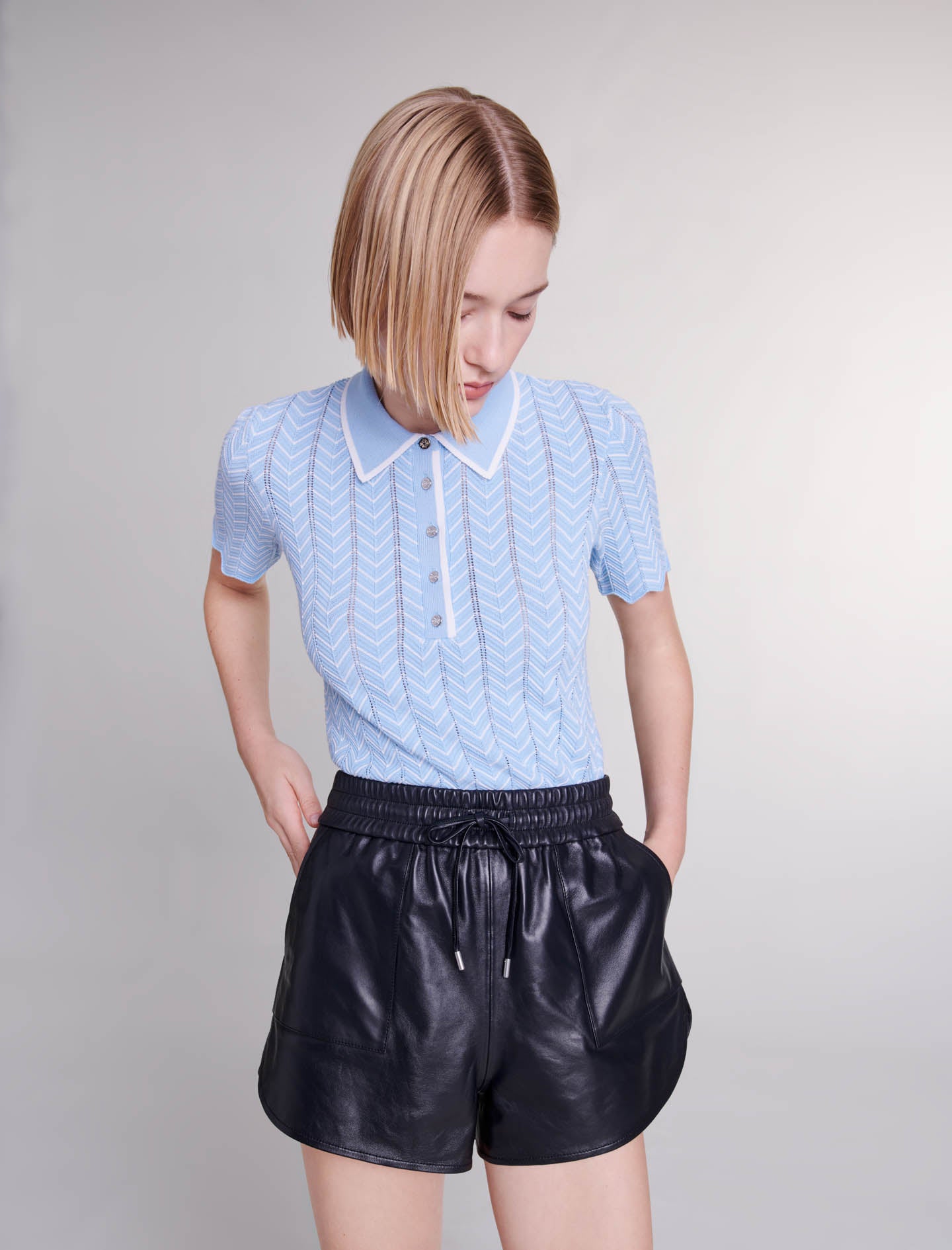 Shorts de piel