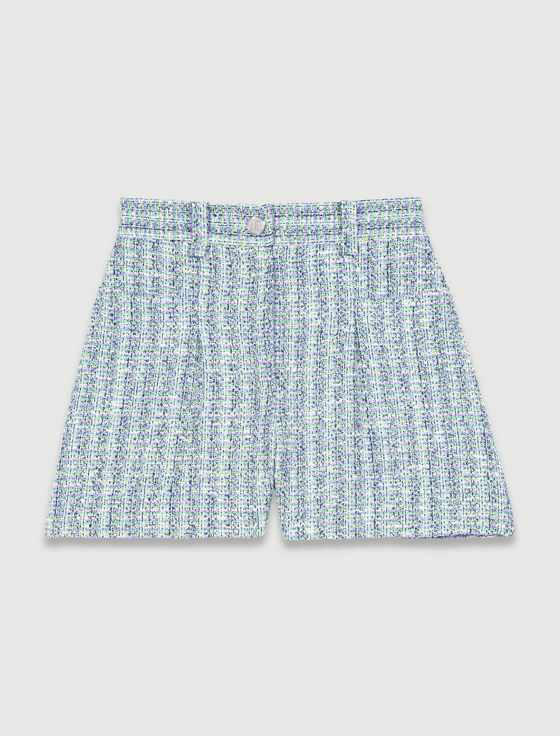 Pantalón corto de tweed