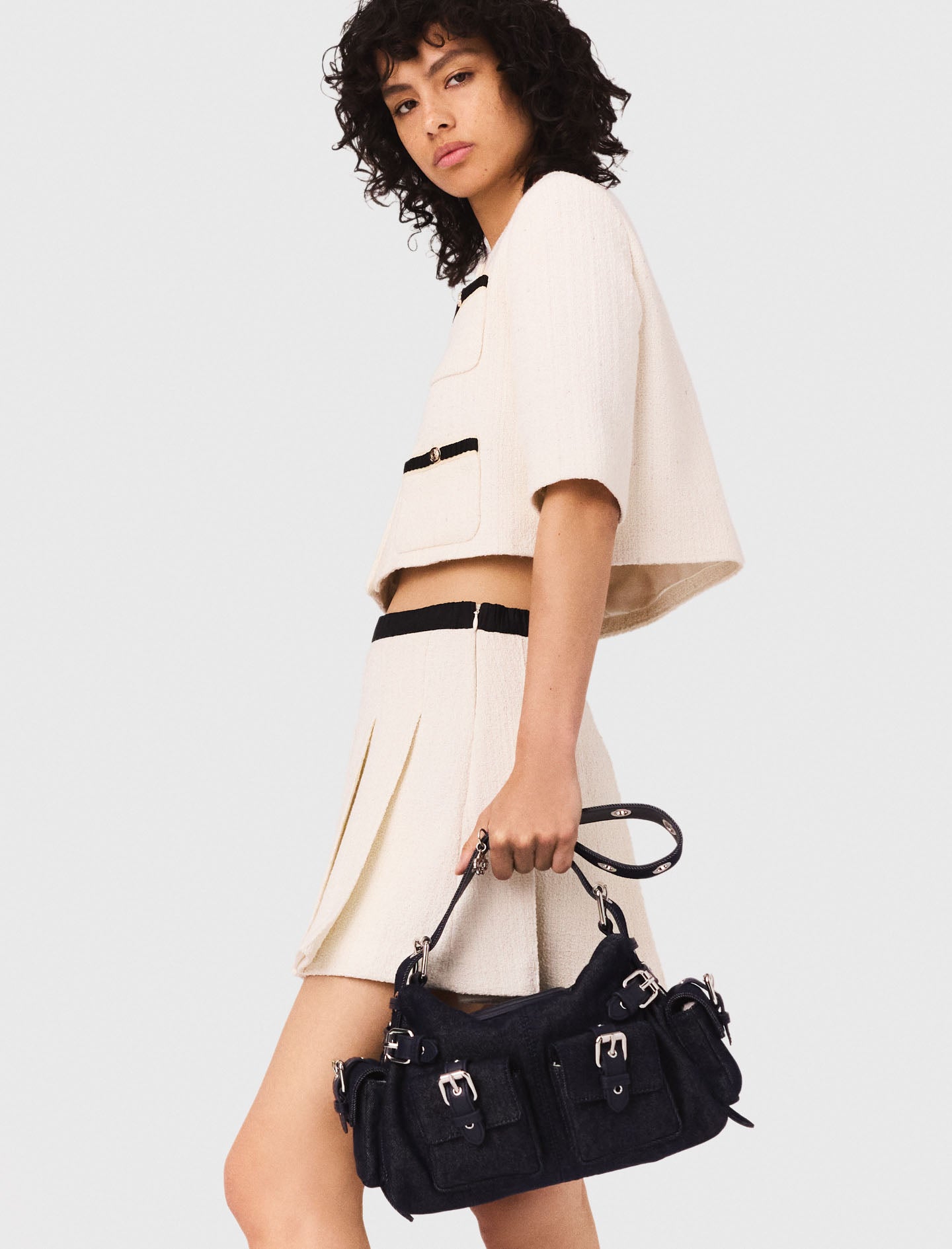 Pantalón corto trampantojo