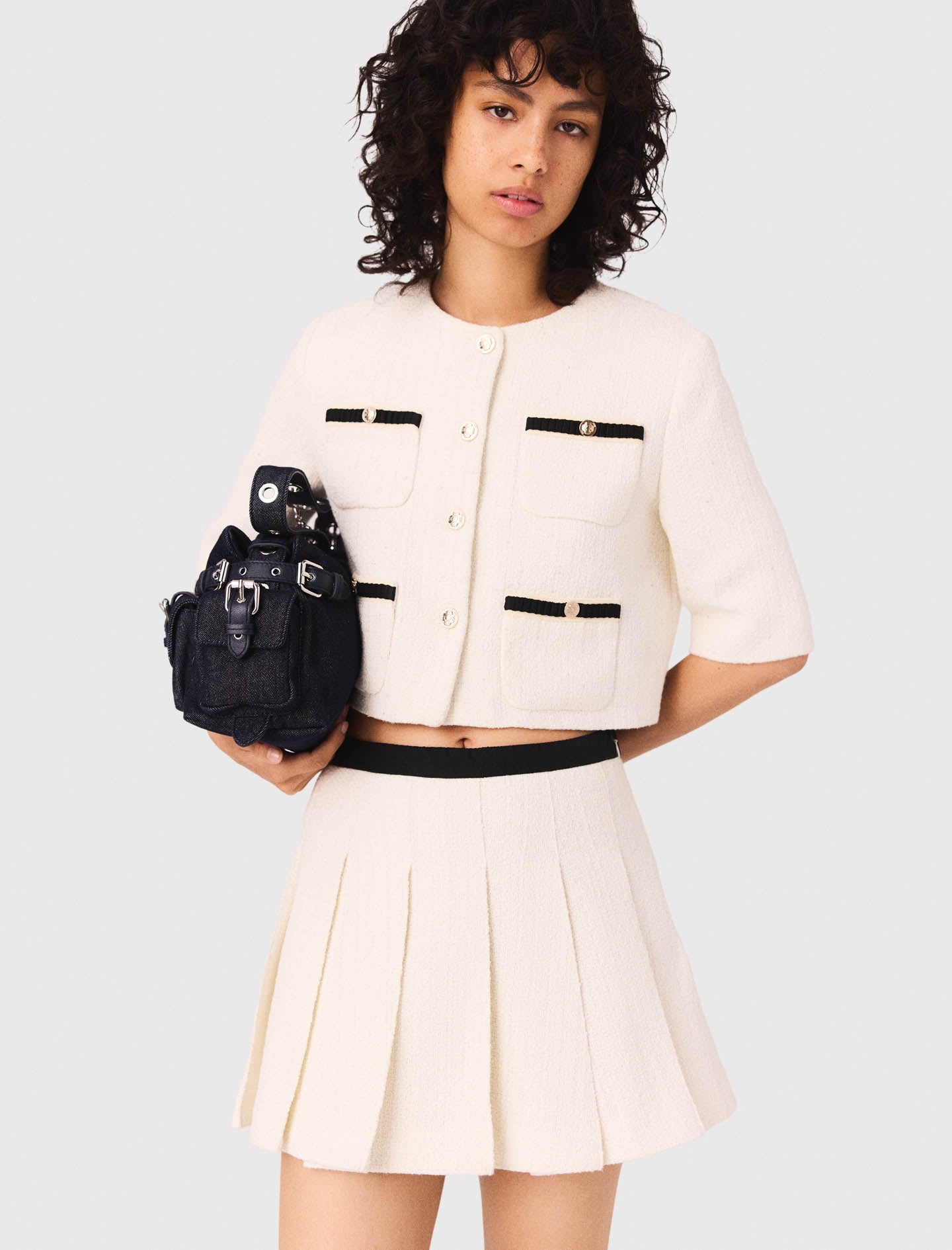 Pantalón corto trampantojo