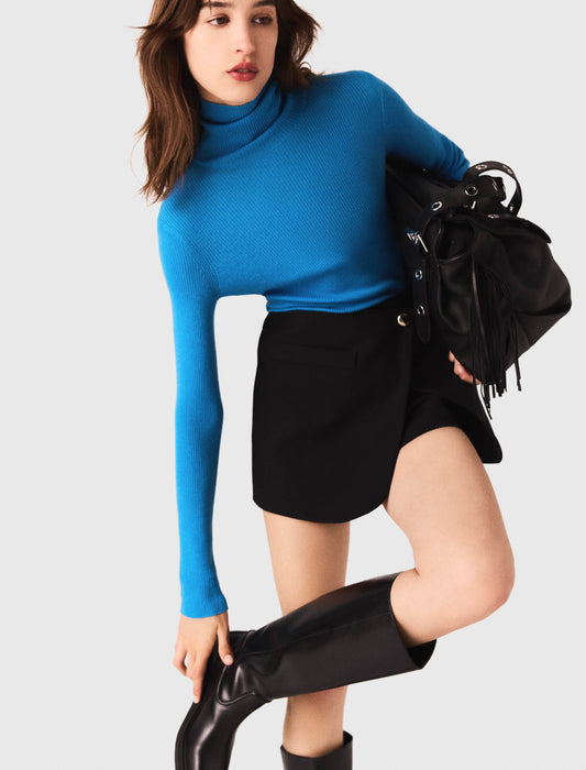 Pantalón corto de sastre trampantojo