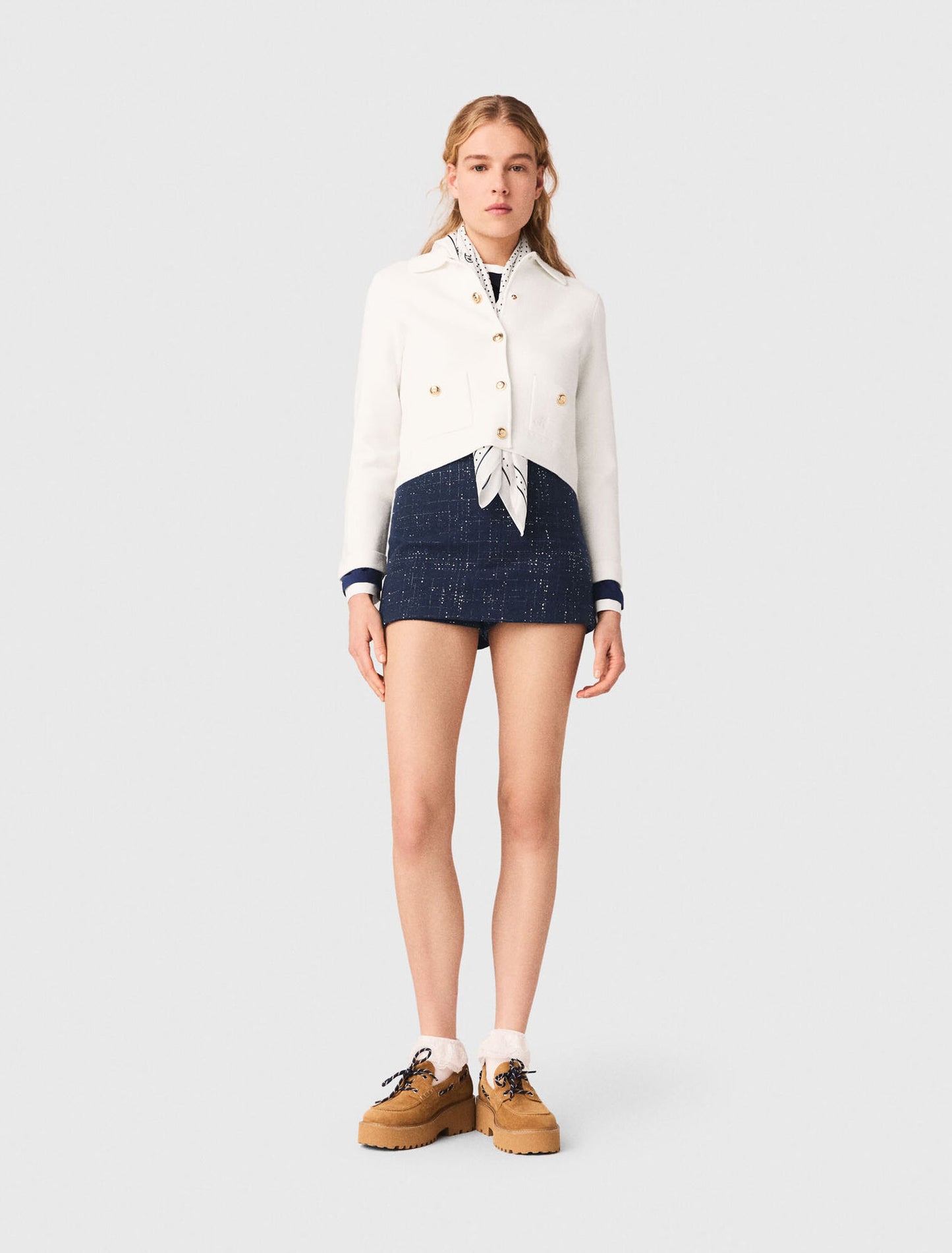 Pantalón corto trampantojo
