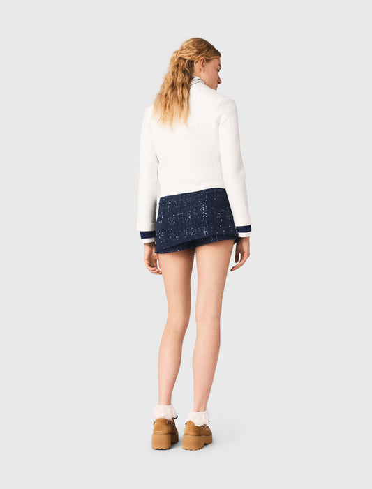 Pantalón corto trampantojo