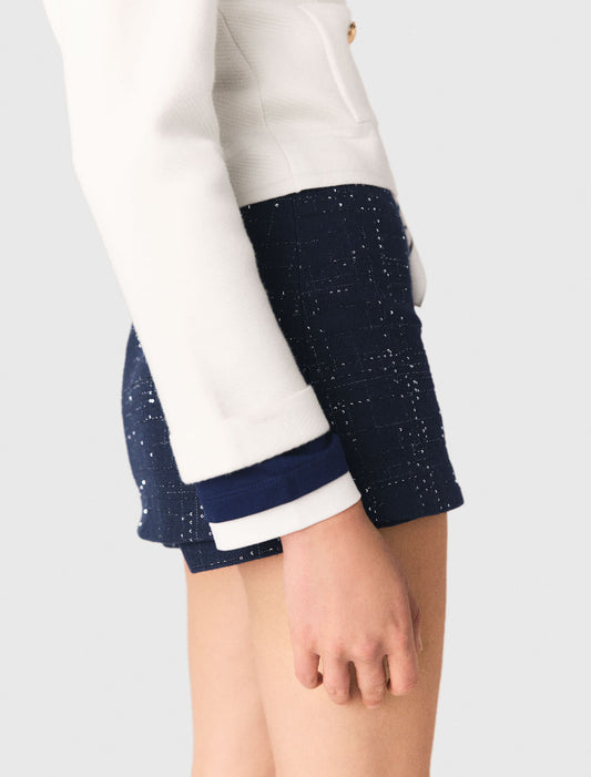 Pantalón corto trampantojo