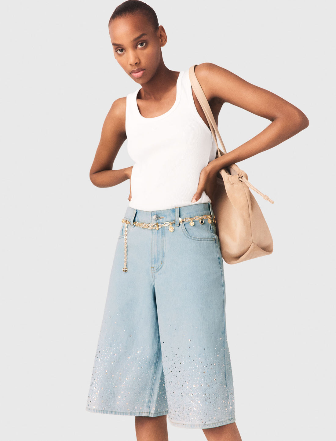 Bermudas con strass