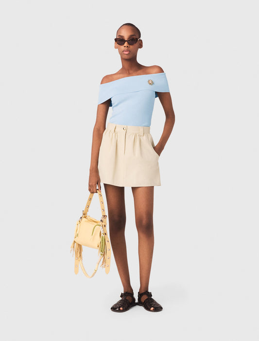 Short trampantojo de algodón