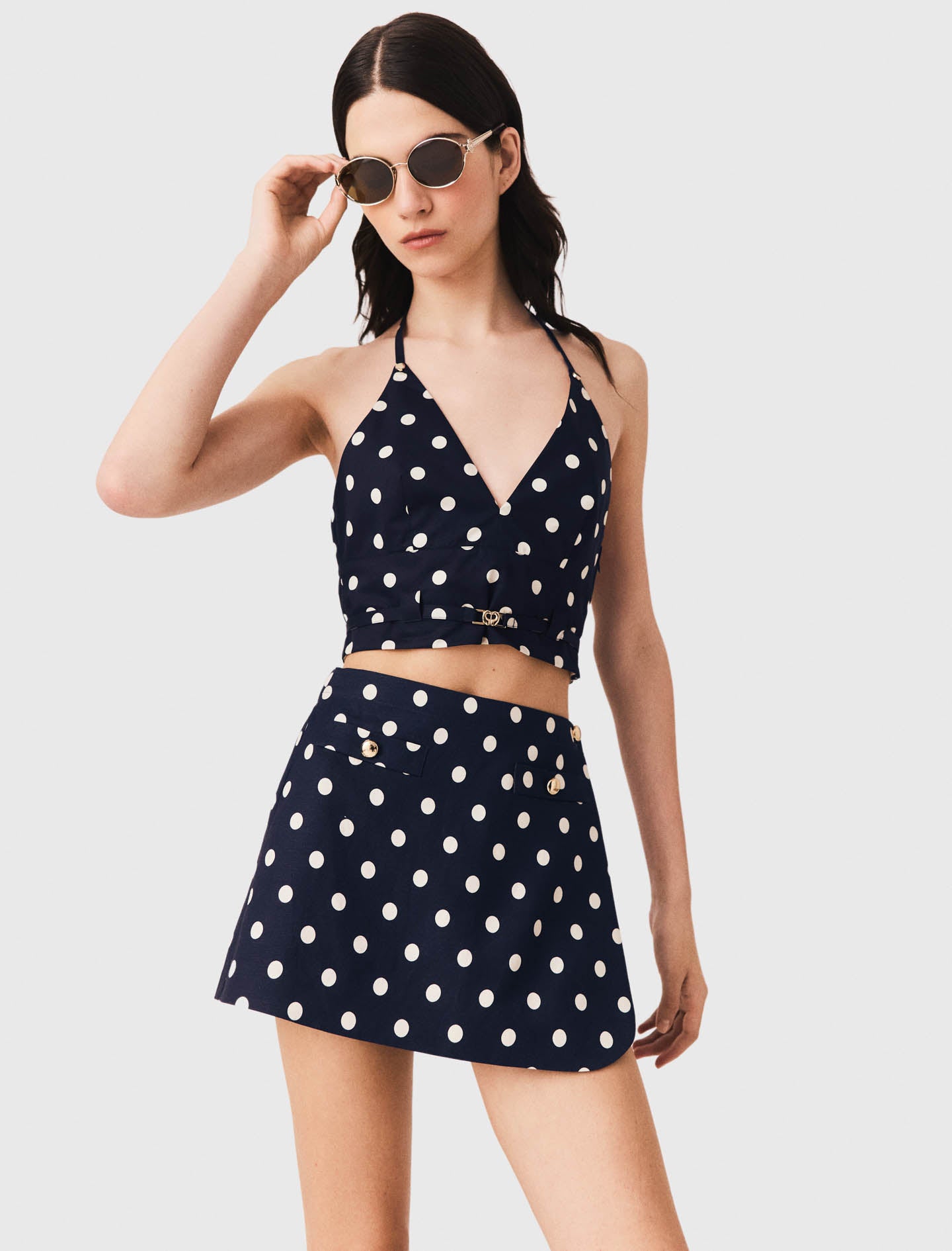 Short trampantojo de lino mezcla