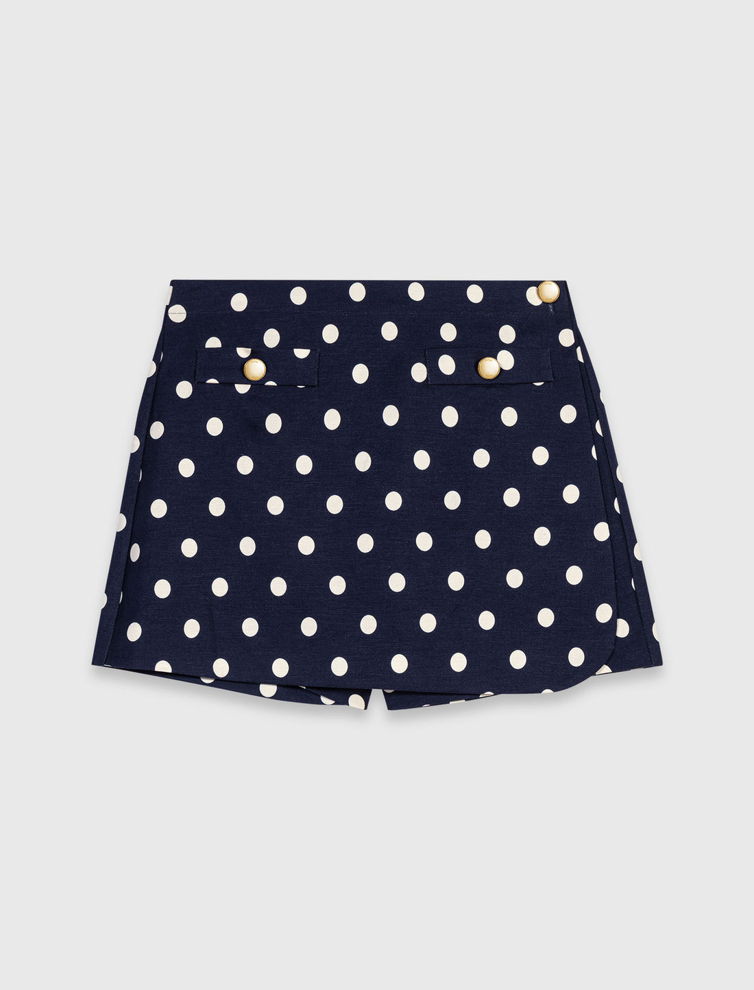 Short trampantojo de lino mezcla