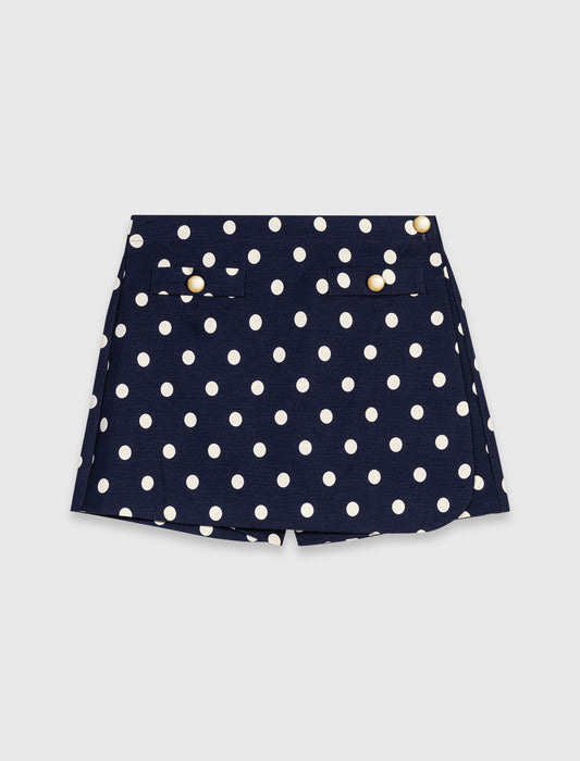 Short trampantojo de lino mezcla