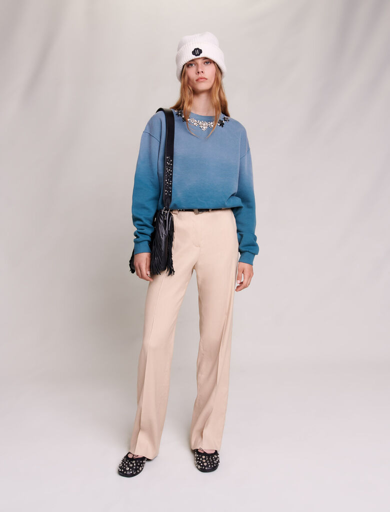Sudadera bicolor