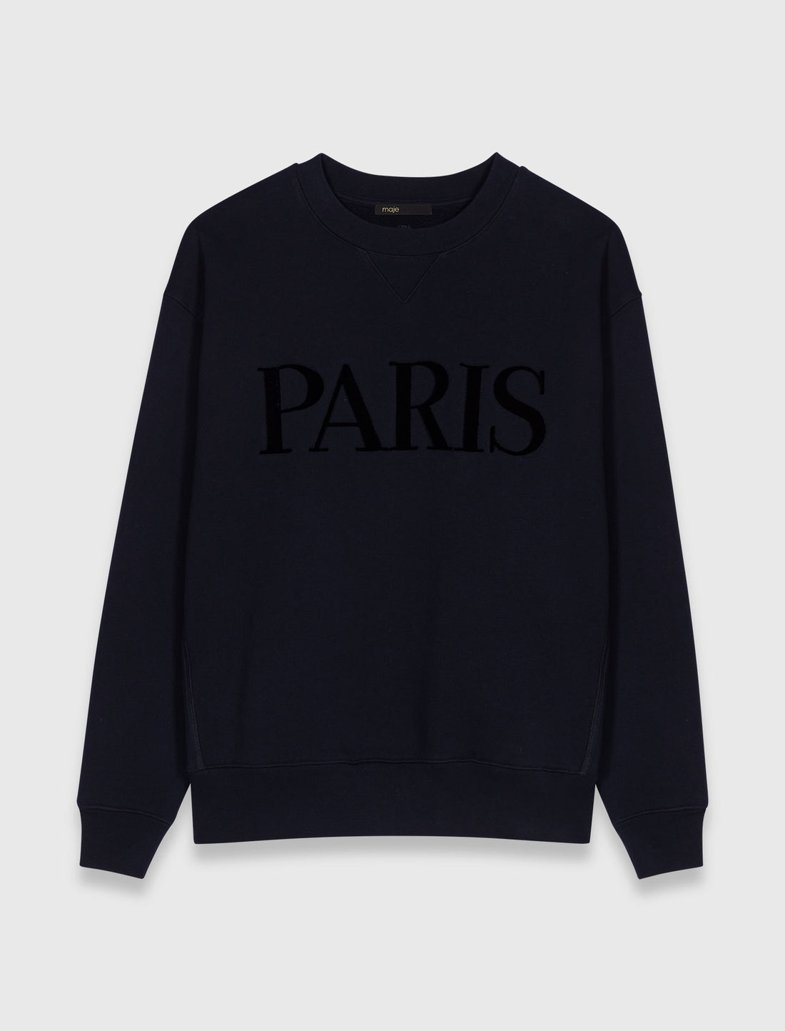 Sudadera logo París en relieve