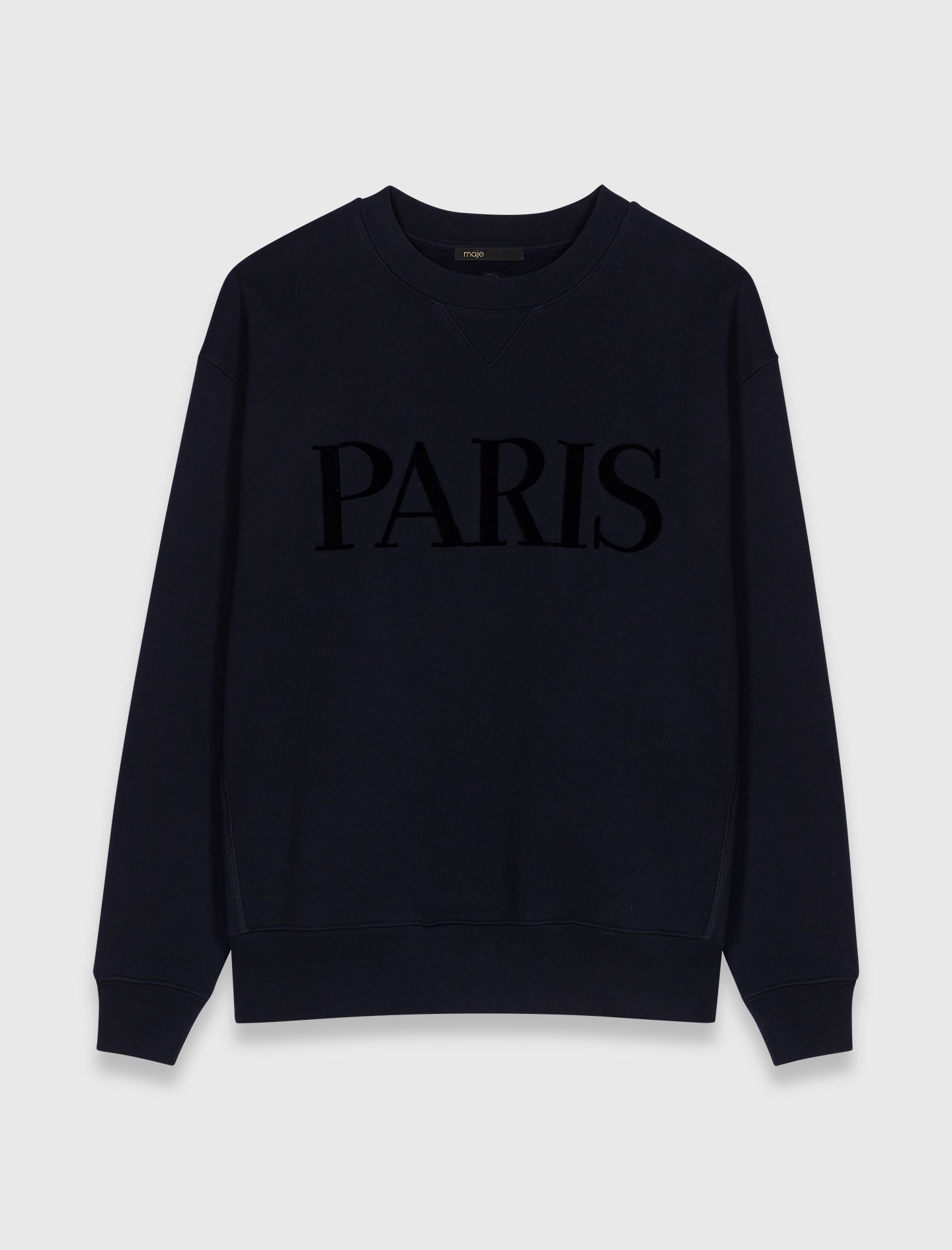 Sudadera logo París en relieve