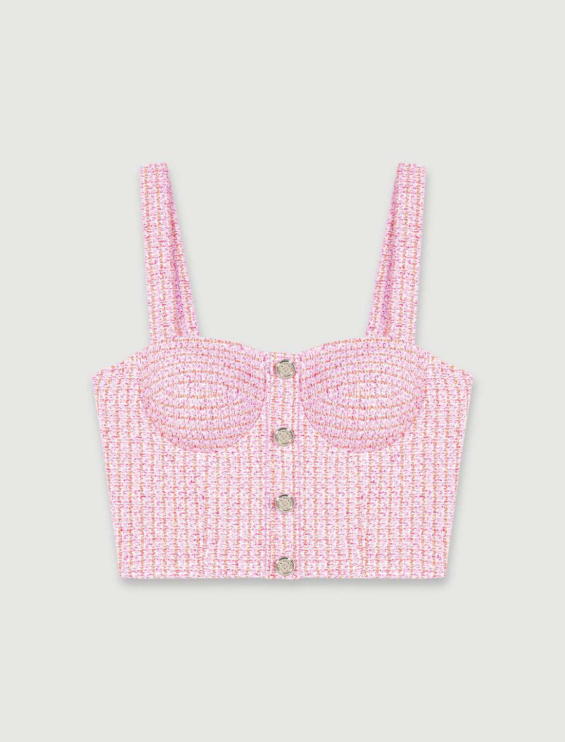 Crop top en tweed