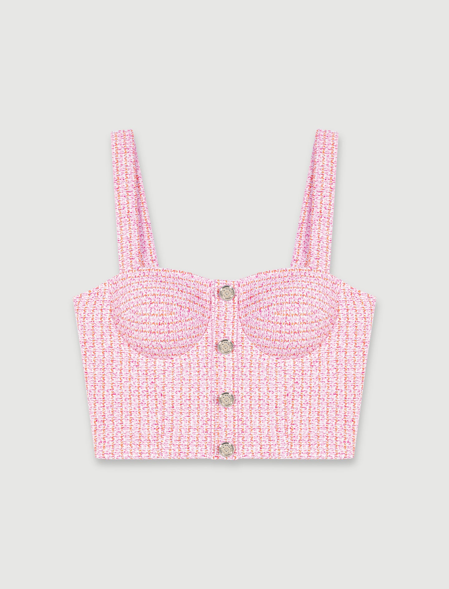 Crop top en tweed