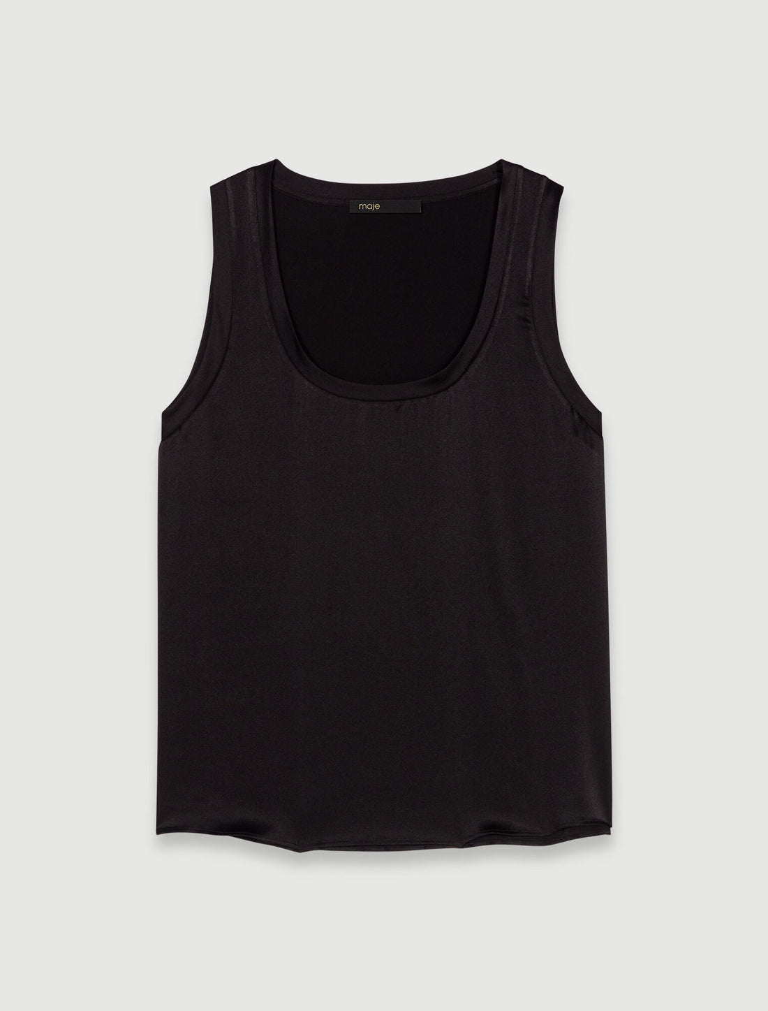 Camiseta de tirantes de seda