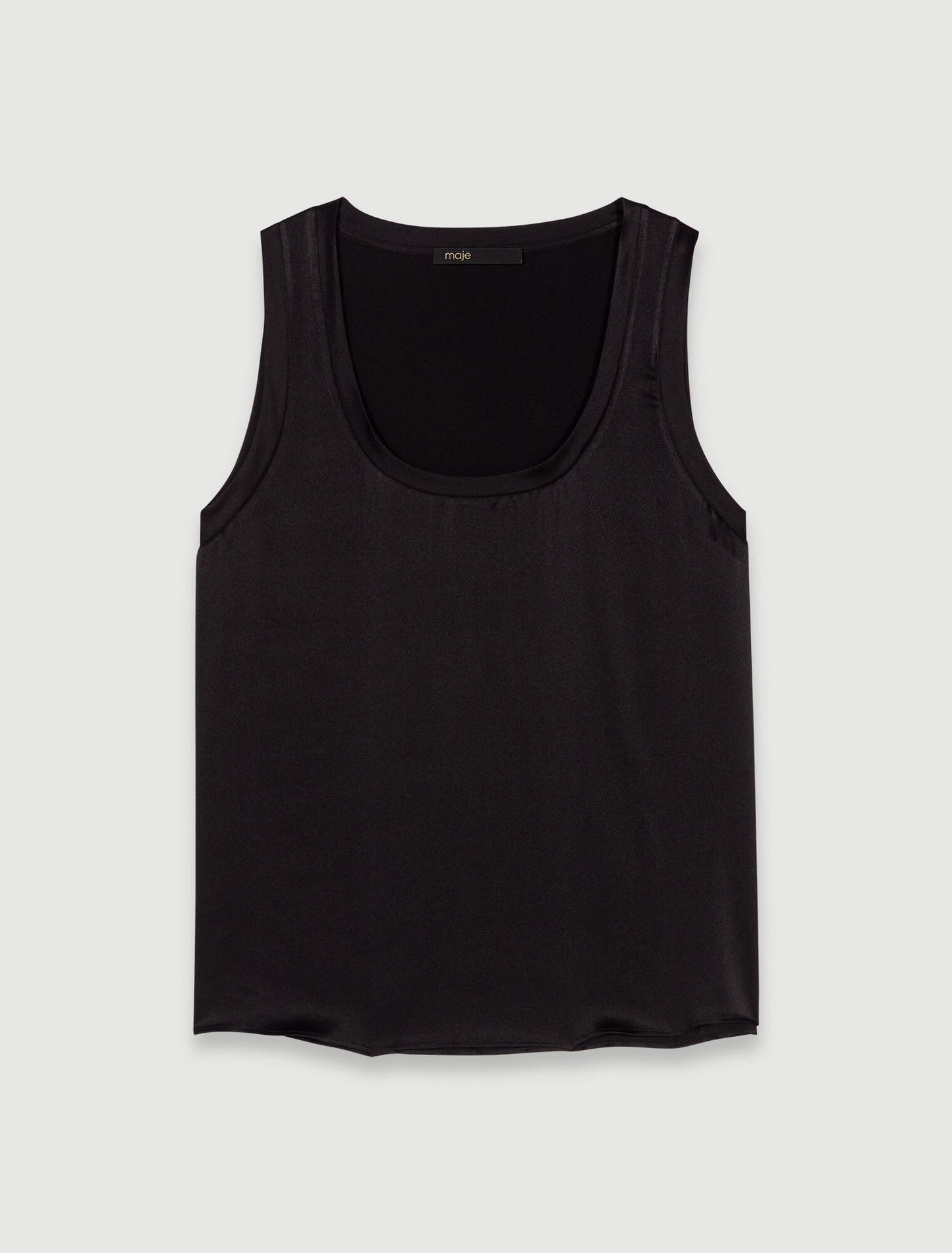 Camiseta de tirantes de seda