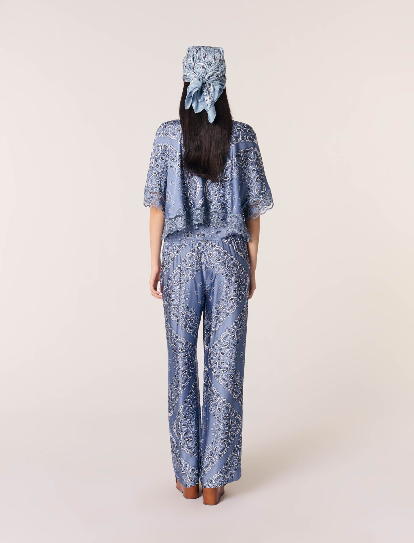 Top estampado fluido