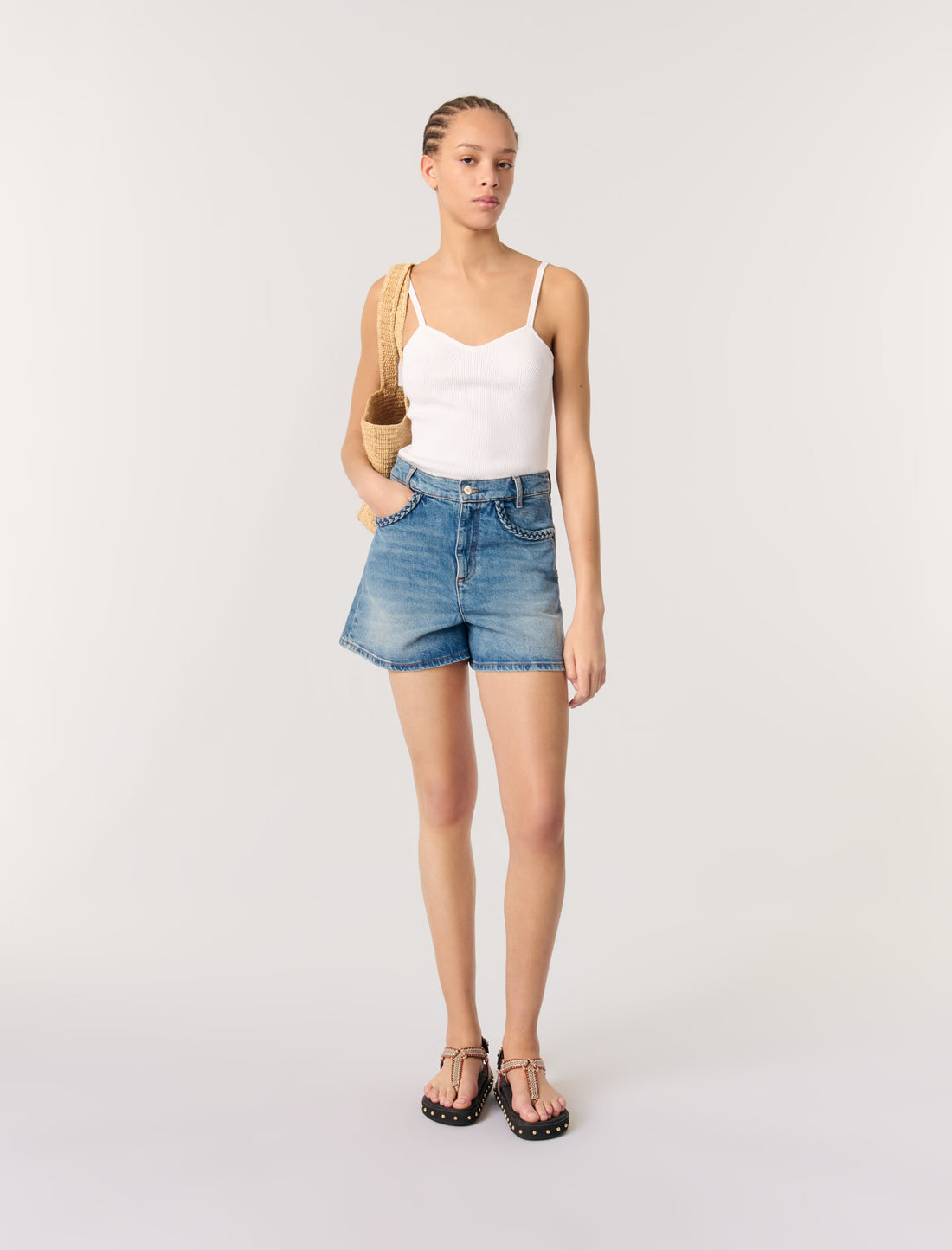 Top de punto de canalé