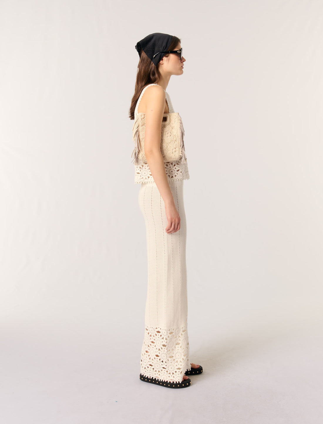 Camiseta de tirantes de ganchillo