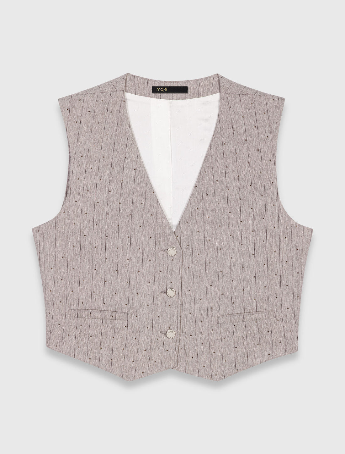Chaqueta de traje con strass