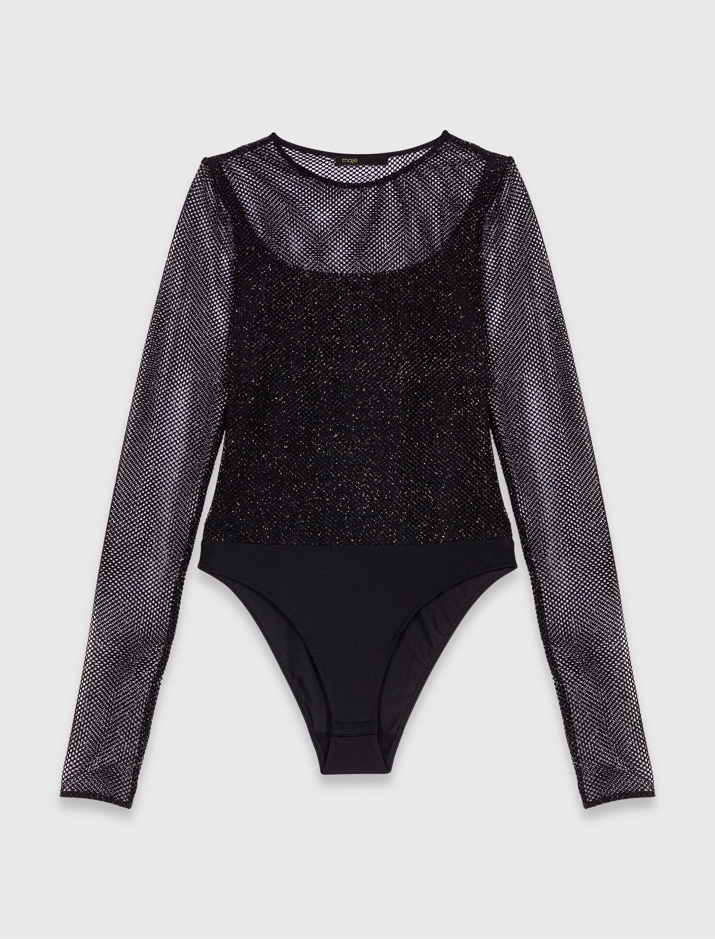 Top de punto con strass