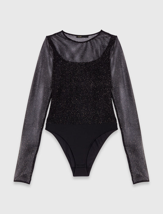 Top de punto con strass