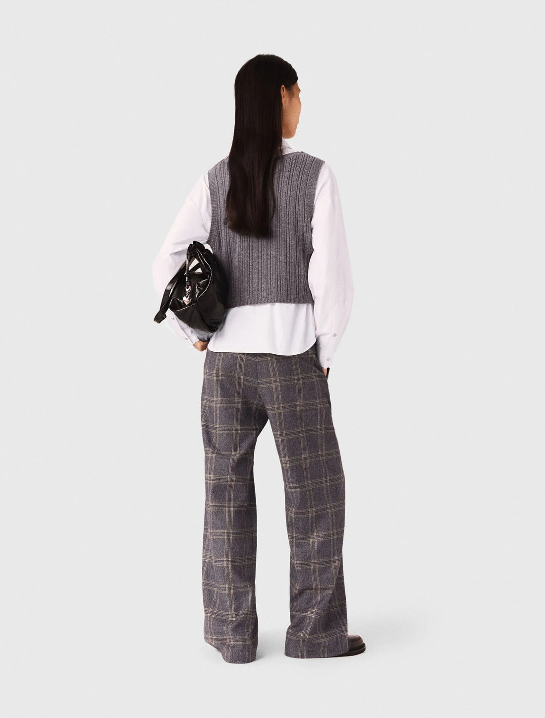 Top de punto y camisa desmontable