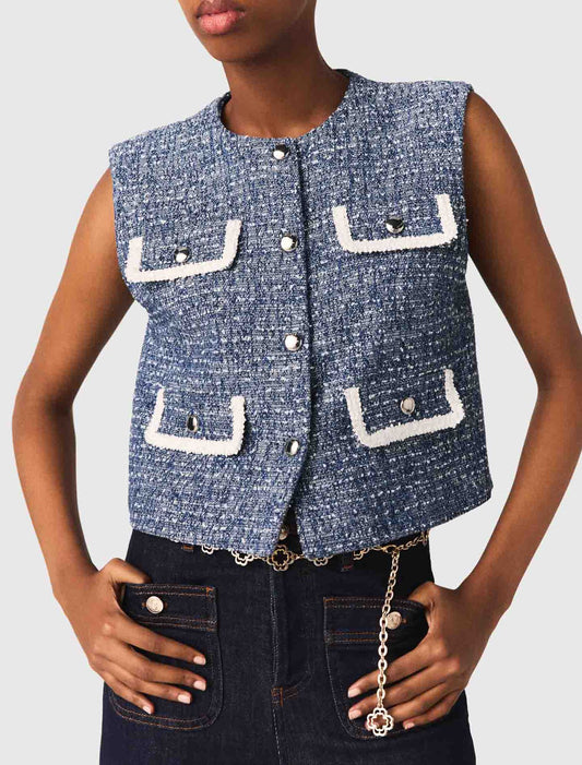 Chaleco de tweed