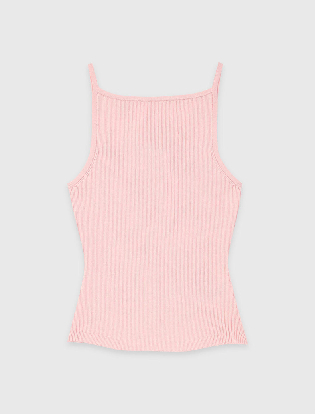 Top de cuello alto recto