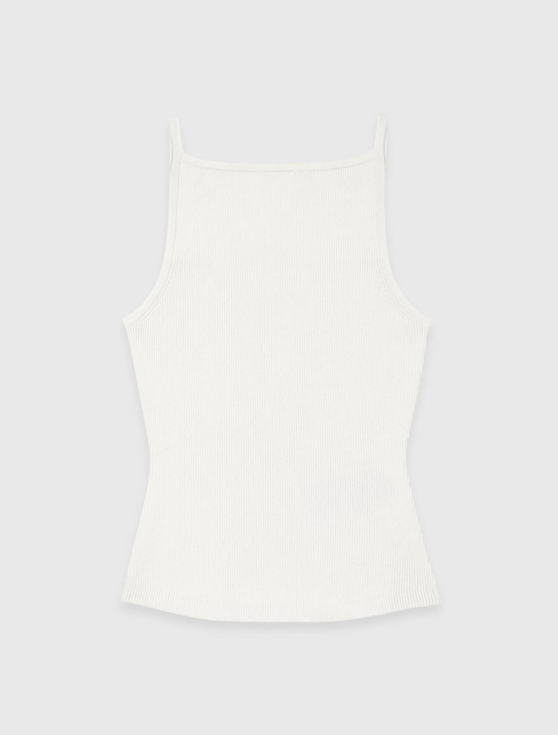 Top de cuello alto recto