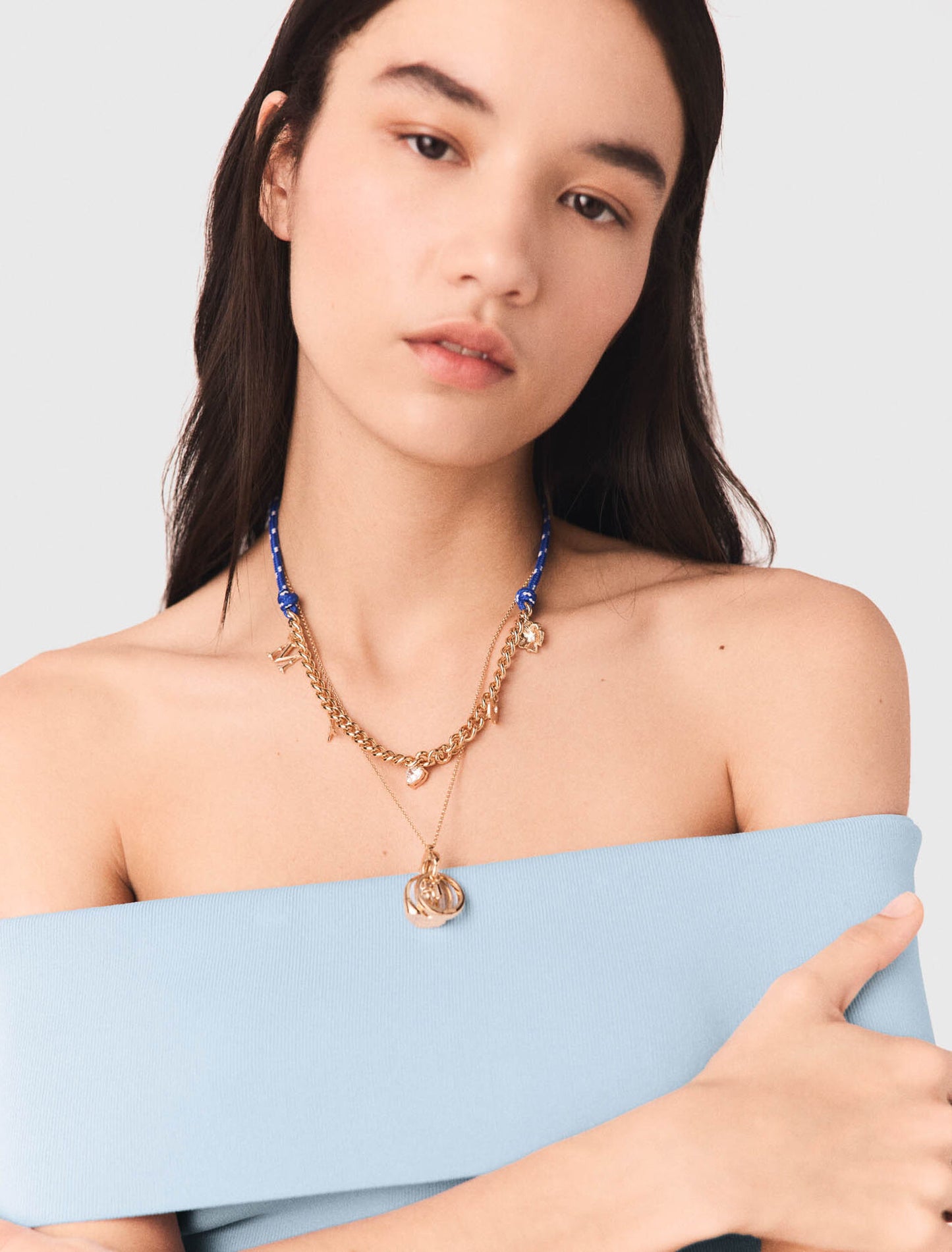 Top Bardot de punto acanalado