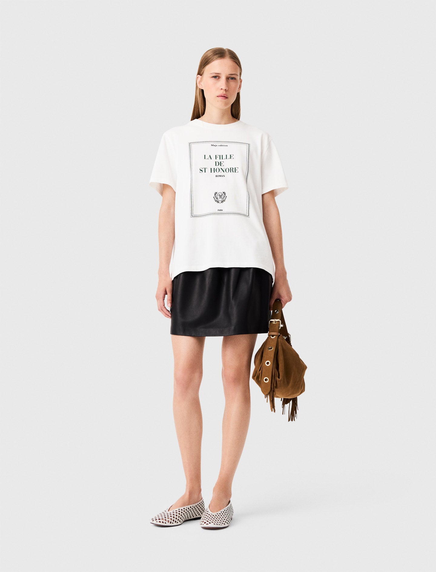 Camiseta oversize con estampado