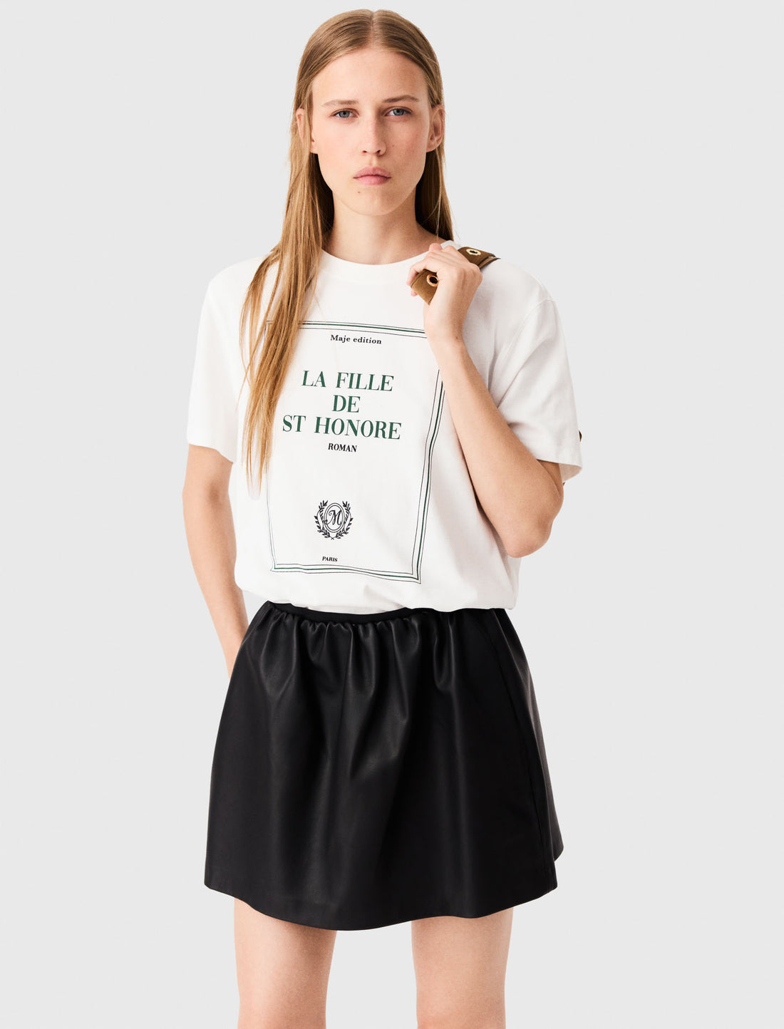 Camiseta oversize con estampado