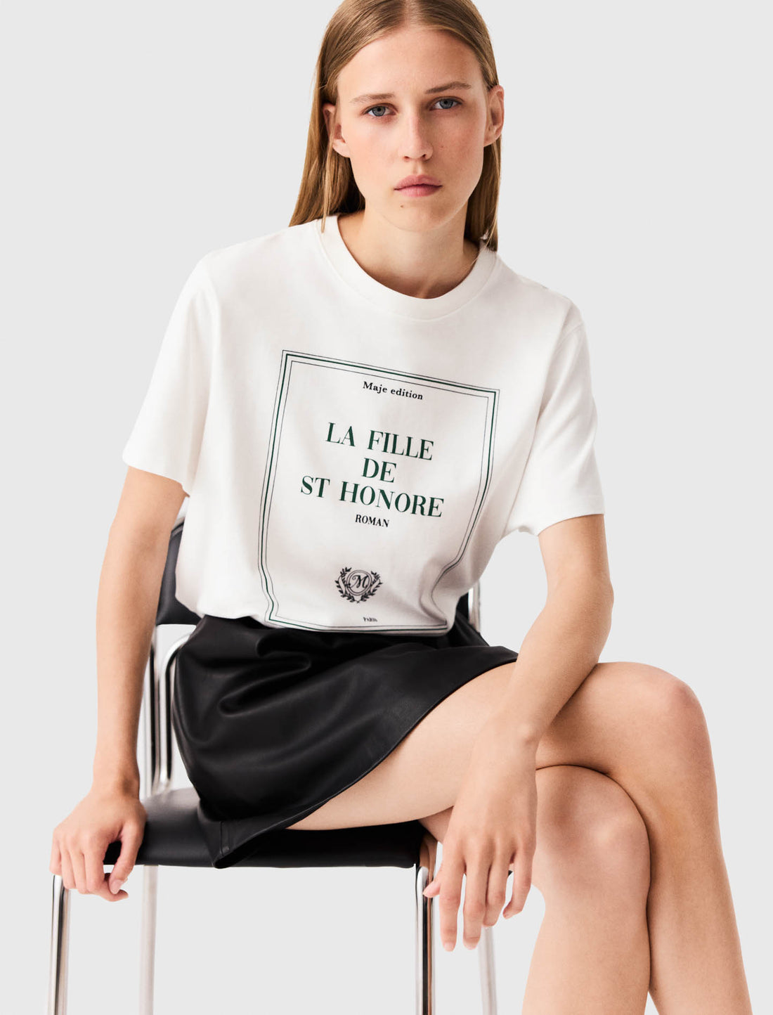 Camiseta oversize con estampado