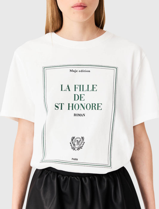 Camiseta oversize con estampado